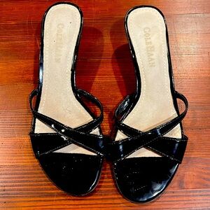 Cole Haan Patent Leather Sandals, Size 7B
